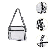 Maxbell Clear Bag for Stadium Event Fashion Crossbody Bag for Stadium Concert Hiking XL