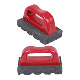 Maxbell Concrete Rub Brick Floor Polishing Block Ergonomic with Handle Removing Tool 20 Grit