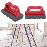 Maxbell Concrete Rub Brick Floor Polishing Block Ergonomic with Handle Removing Tool 20 Grit