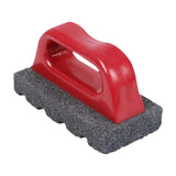 Maxbell Concrete Rub Brick Floor Polishing Block Ergonomic with Handle Removing Tool 20 Grit
