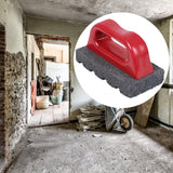 Maxbell Concrete Rub Brick Floor Polishing Block Ergonomic with Handle Removing Tool 20 Grit