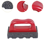 Maxbell Concrete Rub Brick Floor Polishing Block Ergonomic with Handle Removing Tool 60 Grit