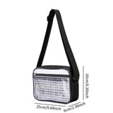 Maxbell Clear Bag for Stadium Event Fashion Crossbody Bag for Hiking Stadium Concert S