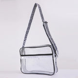 Maxbell Clear Bag for Stadium Event Fashion Crossbody Bag for Hiking Stadium Concert S
