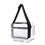 Maxbell Clear Bag for Stadium Event Fashion Crossbody Bag for Hiking Stadium Concert L