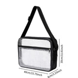 Maxbell Clear Bag for Stadium Event Fashion Crossbody Bag for Hiking Stadium Concert XL