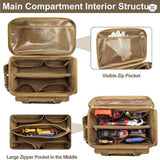 Maxbell Tool Storage Bag Compact Gifts Multi Pockets Polyester for Outdoor Workplace