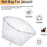 Maxbell Filter Net Bag Efficient Hot Tub Mesh Skimmer Nylon Debri Attachment Net Bag 65cmx34cm
