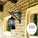 Maxbell 2x Plant Hangers Bracket Wall Hooks for Hanging Planter Lanterns Wind Chimes