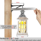 Maxbell 2x Plant Hangers Bracket Wall Hooks for Hanging Planter Lanterns Wind Chimes