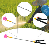 Maxbell Sprayer Rod 70cm-130cm Extension Rod for Watering Hanging Plants Tree Shrubs 5 holes nozzle
