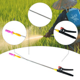 Maxbell Sprayer Rod 70cm-130cm Extension Rod for Watering Hanging Plants Tree Shrubs 1  hole  nozzle
