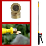 Maxbell Sprayer Rod 70cm-130cm Extension Rod for Watering Hanging Plants Tree Shrubs elbow nozzle