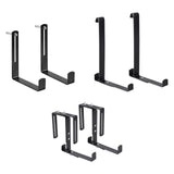 Maxbell 2x Wall Mounted Planter Box Brackets Hanging Bracket for Patio Garden Sturdy