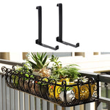 Maxbell 2 Pieces Window Sill Planter Box Brackets for Indoor Outdoor Simple Assembly