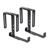 Maxbell 2 Pieces Planter Box Brackets Fits Deck Railing Hanging Brackets for Pergola