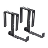 Maxbell 2 Pieces Planter Box Brackets Fits Deck Railing Hanging Brackets for Pergola