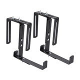 Maxbell 2 Pieces Planter Box Brackets Fits Deck Railing Hanging Brackets for Pergola