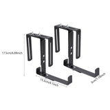 Maxbell 2 Pieces Planter Box Brackets Fits Deck Railing Hanging Brackets for Pergola