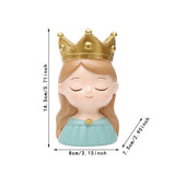 Maxbell Face Planter Pot Decor Cute Resin Face Flower Pot for Patio Backyard Balcony Girl