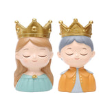 Maxbell Face Planter Pot Decor Cute Resin Face Flower Pot for Patio Backyard Balcony Girl