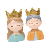 Maxbell Face Planter Pot Decor Cute Resin Face Flower Pot for Patio Backyard Balcony Girl