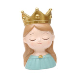 Maxbell Face Planter Pot Decor Cute Resin Face Flower Pot for Patio Backyard Balcony Girl