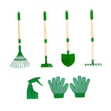 Maxbell 6 Pieces Kids Gardening Tools Set Hand Tool Gifts Comfort Handle with Gloves