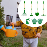 Maxbell 6 Pieces Kids Gardening Tools Set Hand Tool Gifts Comfort Handle with Gloves