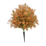 Maxbell Fake Fall Plant Faux Shrub Outdoor Artificial Topiary Tree with Ground Spike