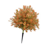 Maxbell Fake Fall Plant Faux Shrub Outdoor Artificial Topiary Tree with Ground Spike