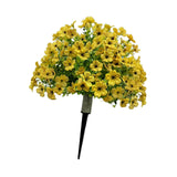 Maxbell Artificial Flower Garden Stake Romantic Ornament for Wedding Flower Bed Lawn