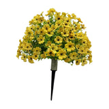 Maxbell Artificial Flower Garden Stake Romantic Ornament for Wedding Flower Bed Lawn