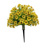 Maxbell Artificial Flower Garden Stake Romantic Ornament for Wedding Flower Bed Lawn