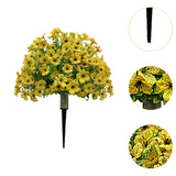 Maxbell Artificial Flower Garden Stake Romantic Ornament for Wedding Flower Bed Lawn