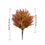 Maxbell Artificial Plant Garden Stake Elegant Realistic Plant for Yard Porch Wedding