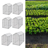 Maxbell Mini Greenhouse Supplies Nursery Plant Cover Tent for Outside Plants Outdoor 120cmx60cmx135cm