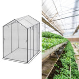 Maxbell Mini Greenhouse Supplies Nursery Plant Cover Tent for Outside Plants Outdoor 120cmx60cmx135cm
