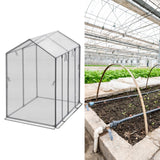 Maxbell Mini Greenhouse Supplies Nursery Plant Cover Tent for Outside Plants Outdoor 120cmx60cmx135cm