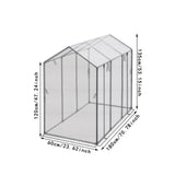 Maxbell Mini Greenhouse Supplies Nursery Plant Cover Tent for Outside Plants Outdoor 180cmx60cmx135cm