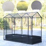 Maxbell Mini Greenhouse Supplies Nursery Plant Cover Tent for Outside Plants Outdoor 120cmx80cmx143cm