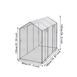 Maxbell Mini Greenhouse Supplies Nursery Plant Cover Tent for Outside Plants Outdoor 180cmx80cmx143cm