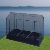 Maxbell Mini Greenhouse Supplies Nursery Plant Cover Tent for Outside Plants Outdoor 180cmx100cmx149cm