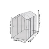 Maxbell Mini Greenhouse Supplies Nursery Plant Cover Tent for Outside Plants Outdoor 180cmx120cmx153cm