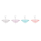 Maxbell Hanging Bird Feeder Multipurpose Bird Feeder Tray for Bird Lovers Patio Grey