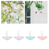 Maxbell Hanging Bird Feeder Multipurpose Bird Feeder Tray for Bird Lovers Patio Grey