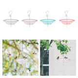 Maxbell Hanging Bird Feeder Multipurpose Bird Feeder Tray for Bird Lovers Patio Grey