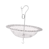Maxbell Hanging Bird Feeder Multipurpose Bird Feeder Tray for Bird Lovers Patio Grey