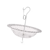 Maxbell Hanging Bird Feeder Multipurpose Bird Feeder Tray for Bird Lovers Patio Grey