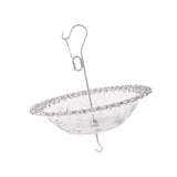 Maxbell Hanging Bird Feeder Multipurpose Bird Feeder Tray for Bird Lovers Patio Grey